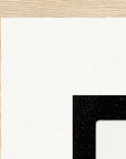 Little Secret Framed print 50x70 cm / 20x28″ Wood frame corner detail
