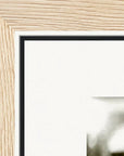 Cuba Girl Framed print 50x70 cm / 20x28″ Wood frame corner detail