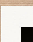 A Dreamer’s Strength Framed print 50x70 cm / 20x28″ Wood frame corner detail