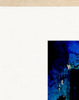 Web of Colours Framed print 50x70 cm / 20x28″ Wood frame corner detail