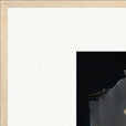 Never too Late Framed print 50x70 cm / 20x28″ Wood frame corner detail