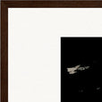 Vibe of Life Framed print A1 (59.4 x 84.1 cm) Dark wood frame corner detail