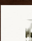 Cuba Girl Framed print A1 (59.4 x 84.1 cm) Dark wood frame corner detail