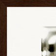 Cuba Girl Framed print A1 (59.4 x 84.1 cm) Dark wood frame corner detail