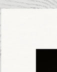 A Dreamer’s Strength Framed print A1 (59.4 x 84.1 cm) White frame corner detail