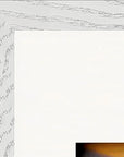 Cosmic Reflections Framed print A1 (59.4 x 84.1 cm) White frame corner detail