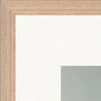 Everyday Hero Framed print A1 (59.4 x 84.1 cm) Wood frame corner detail