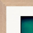 Dancing Cowboy Framed print A1 (59.4 x 84.1 cm) Wood frame corner detail