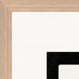 Little Secret Framed print A1 (59.4 x 84.1 cm) Wood frame corner detail