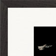 Vibe of Life Framed print 60x80 cm / 24x32″ Black frame corner detail