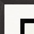 Little Secret Framed print 60x80 cm / 24x32″ Black frame corner detail