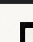 Little Secret Framed print 60x80 cm / 24x32″ Black frame corner detail