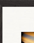 Cosmic Reflections Framed print 60x80 cm / 24x32″ Black frame corner detail