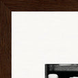 Old Star Framed print 60x80 cm / 24x32″ Dark wood frame corner detail