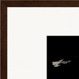 Vibe of Life Framed print 60x80 cm / 24x32″ Dark wood frame corner detail