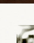Cuba Girl Framed print 60x80 cm / 24x32″ Dark wood frame corner detail