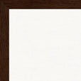 Hat On Framed print 60x80 cm / 24x32″ Dark wood frame corner detail