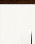 The Urban Matrix Framed print 60x80 cm / 24x32″ Dark wood frame corner detail