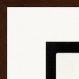 Little Secret Framed print 60x80 cm / 24x32″ Dark wood frame corner detail