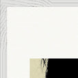 Shadow of Self Framed print 60x80 cm / 24x32″ White frame corner detail