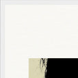 Shadow of Self Framed print 60x80 cm / 24x32″ White frame corner detail