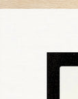 Little Secret Framed print 60x80 cm / 24x32″ Wood frame corner detail