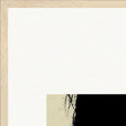 Shadow of Self Framed print 60x80 cm / 24x32″ Wood frame corner detail