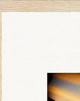 Cosmic Reflections Framed print 60x80 cm / 24x32″ Wood frame corner detail