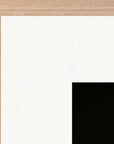 A Dreamer’s Strength Framed print 60x80 cm / 24x32″ Wood frame corner detail