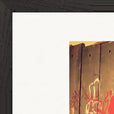 Blast Off Framed print 60x90 cm / 24x36″ Black frame corner detail