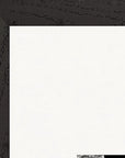 This is Where He Stood Framed print 60x90 cm / 24x36″ Black frame corner detail