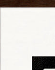 Little Secret Framed print 60x90 cm / 24x36″ Dark wood frame corner detail