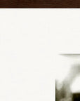 Cuba Girl Framed print 60x90 cm / 24x36″ Dark wood frame corner detail