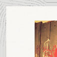 Blast Off Framed print 60x90 cm / 24x36″ White frame corner detail