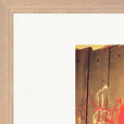 Blast Off Framed print 60x90 cm / 24x36″ Wood frame corner detail