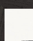 This is Where He Stood Framed print 70x100 cm / 28x40″ Black frame corner detail
