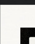 Little Secret Framed print 70x100 cm / 28x40″ Black frame corner detail