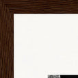 This is Where He Stood Framed print 70x100 cm / 28x40″ Dark wood frame corner detail