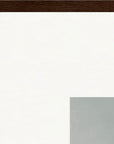 Everyday Hero Framed print 70x100 cm / 28x40″ Dark wood frame corner detail