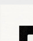 Little Secret Framed print 70x100 cm / 28x40″ White frame corner detail