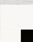 A Dreamer’s Strength Framed print 70x100 cm / 28x40″ White frame corner detail