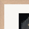 Never too Late Framed print 70x100 cm / 28x40″ Wood frame corner detail