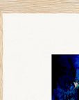 Web of Colours Framed print 70x100 cm / 28x40″ Wood frame corner detail