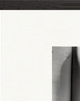 Synch'd Hands Framed print 70x70 cm / 28x28″ Black frame corner detail