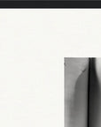Synch'd Hands Framed print 70x70 cm / 28x28″ Black frame corner detail