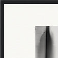 Synch'd Hands Framed print 70x70 cm / 28x28″ Black frame corner detail