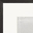 The Space We Share Framed print 70x70 cm / 28x28″ Black frame corner detail
