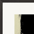 Shadow of Self Framed print 70x70 cm / 28x28″ Black frame corner detail