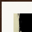 Shadow of Self Framed print 70x70 cm / 28x28″ Dark wood frame corner detail