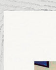 Wash It Framed print 70x70 cm / 28x28″ White frame corner detail